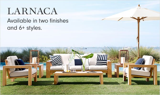 LARNACA - Available in two finishes and 6+ styles.