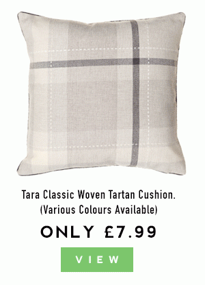 Tara Classic Woven Tartan Cushion