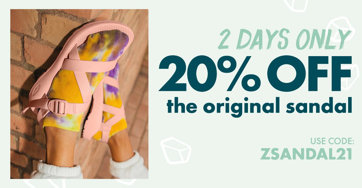 2 DAYS ONLY. 20% OFF the original sandal. USE CODE: ZSANDAL21