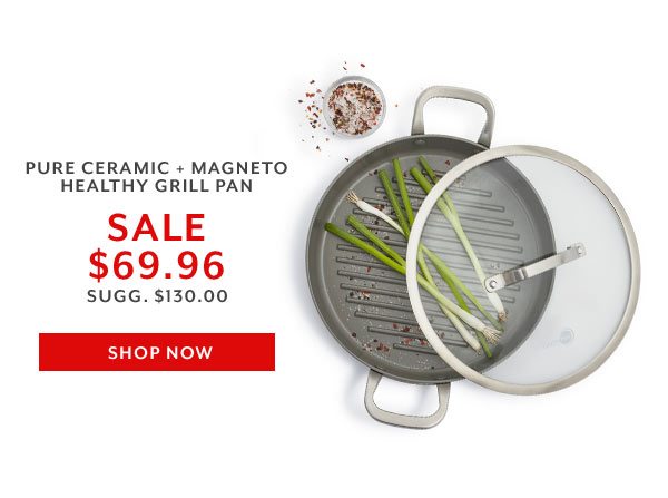 Pure Ceramic + Magneto Healthy Grill Pan