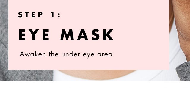 Awaken the under eye area