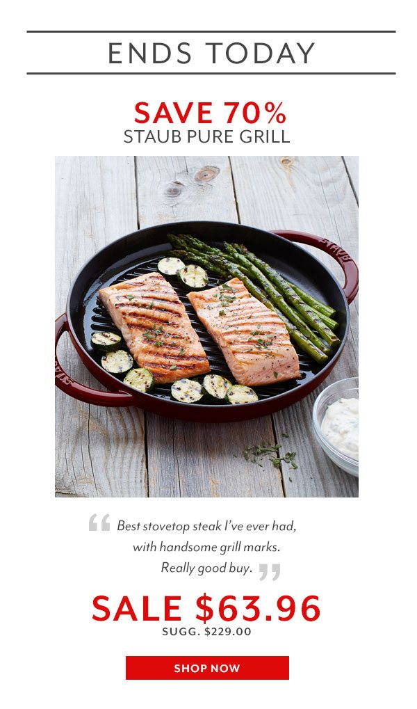 Staub pure grill