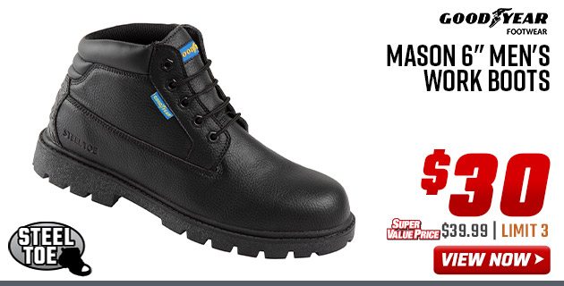 Goodyear Mason 6'' Men's Work Boots