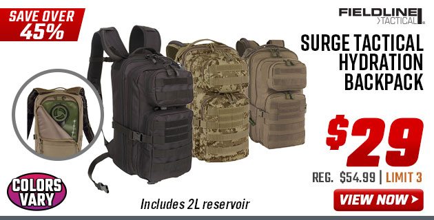 Fieldline Surge Tactical Hydration Backpack