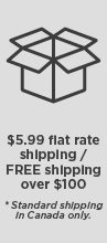$5.99 flat rate shipping
