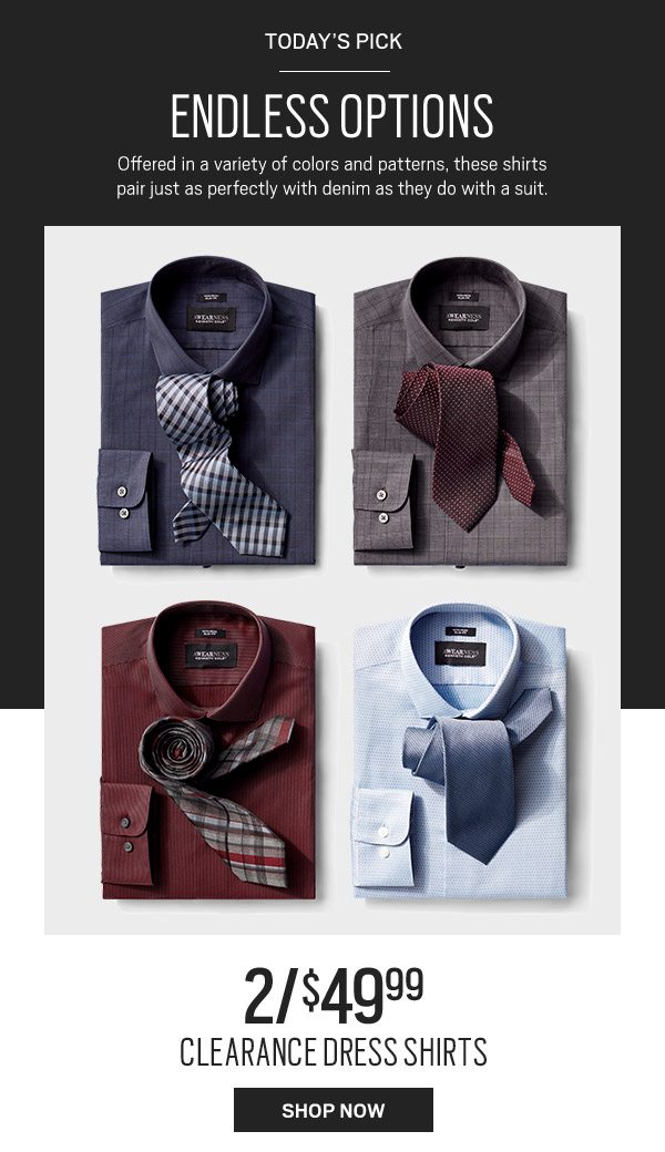 clearance dress shirts