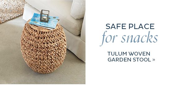 Tulum Woven Garden Stool