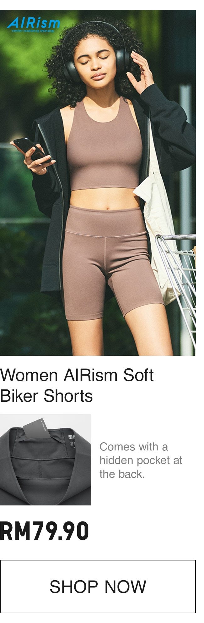 WOMEN AIRISM BIKER SHORTS