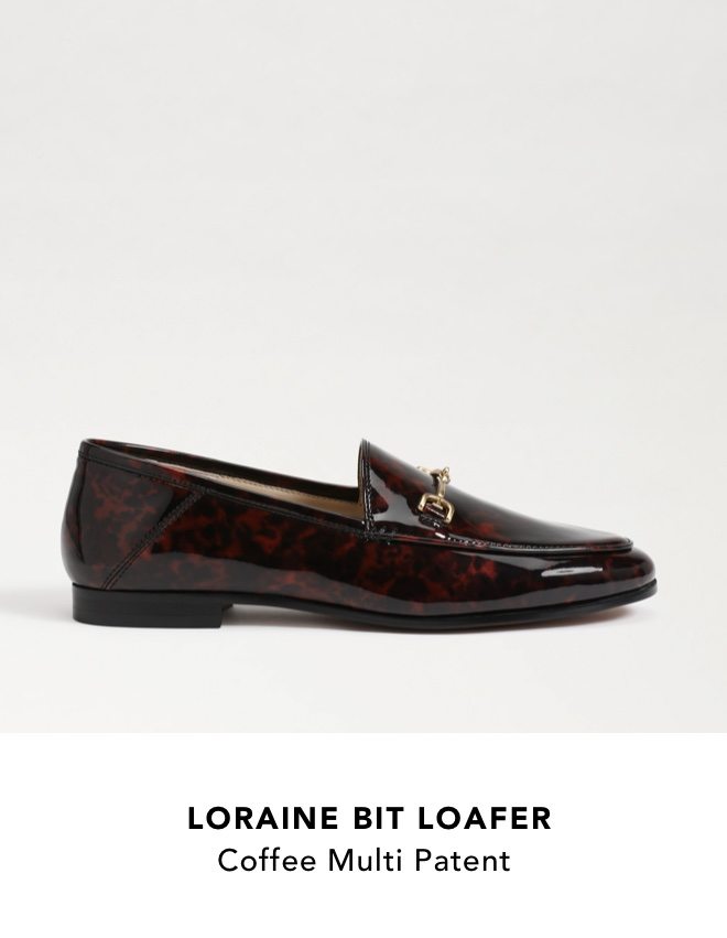 Loraine Bit Loafer (Coffee Multi Patent) 