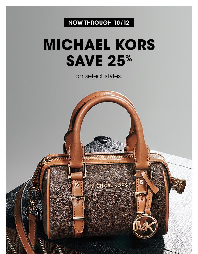 Save 25% on Michael Kors - Bloomingdale's Email Archive