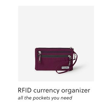 RFID currency organizer