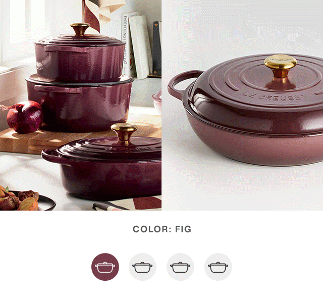 more exclusive colors from le creuset