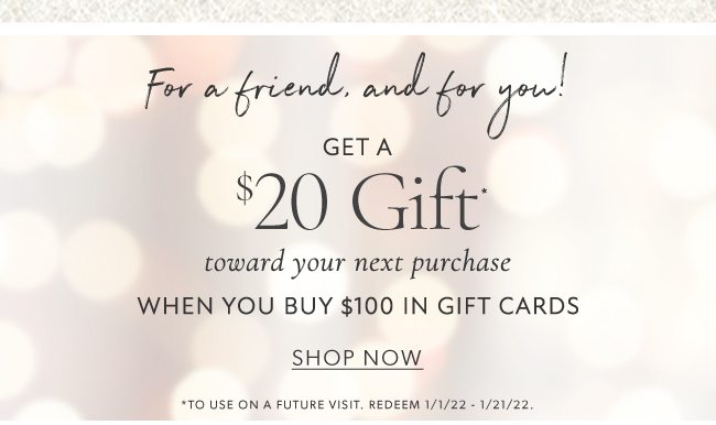 Shop giftcards