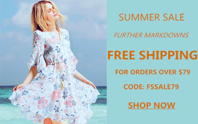 SUMMER SALE FURTHER MARKDOWNS FREE SHIPPING FOR ORDERS OVER $79 CODE: FSSALE79 SHOP NOW