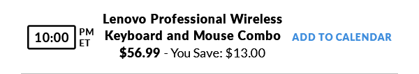 Lenovo Professional Wireless Keyboard and Mouse Combo