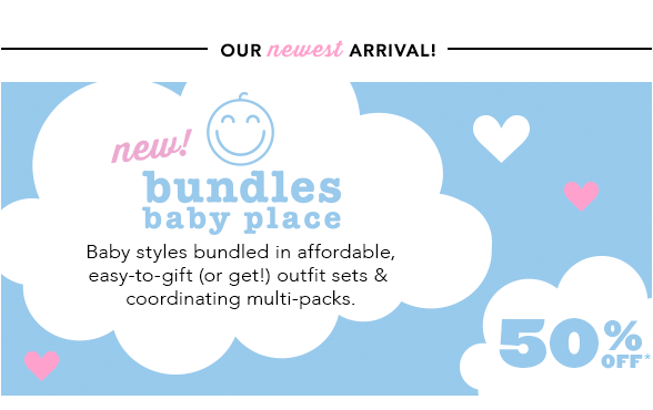 Baby Bundles 50% Off