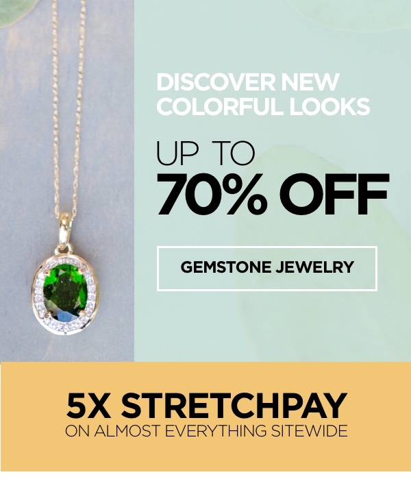 Up to 70% off on Gemstone Jewelry