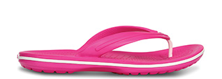 Paradise Pink Crocband Flip