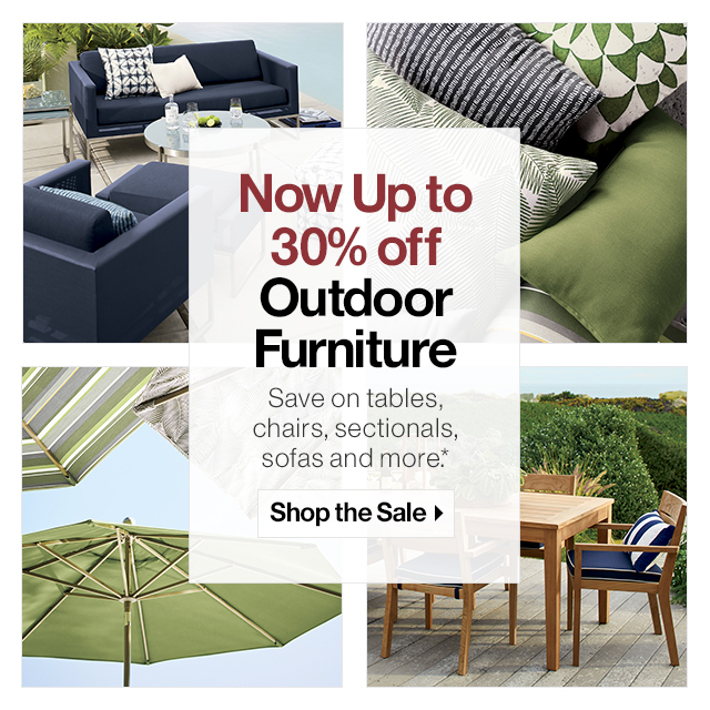 Now Up to 30% off Outdoor Furniture