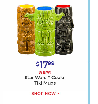 $17.99 NEW! Star Wars(TM) Geekie Tiki Mugs shop now .