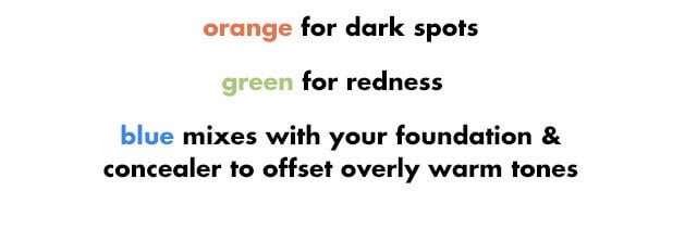 green for redness