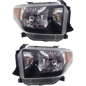 Driver and Passenger Side Halogen Headlights, With bulb(s) - 14-17 Tundra (TRD Pro Model)