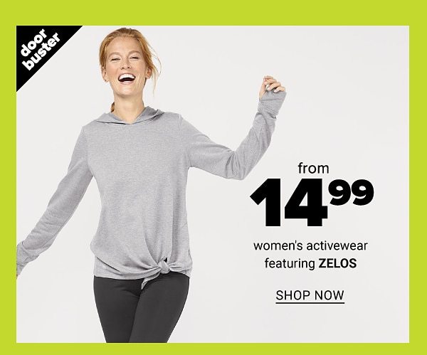 From 14.99 Women's Activewear featuring ZELOS - Shop Now