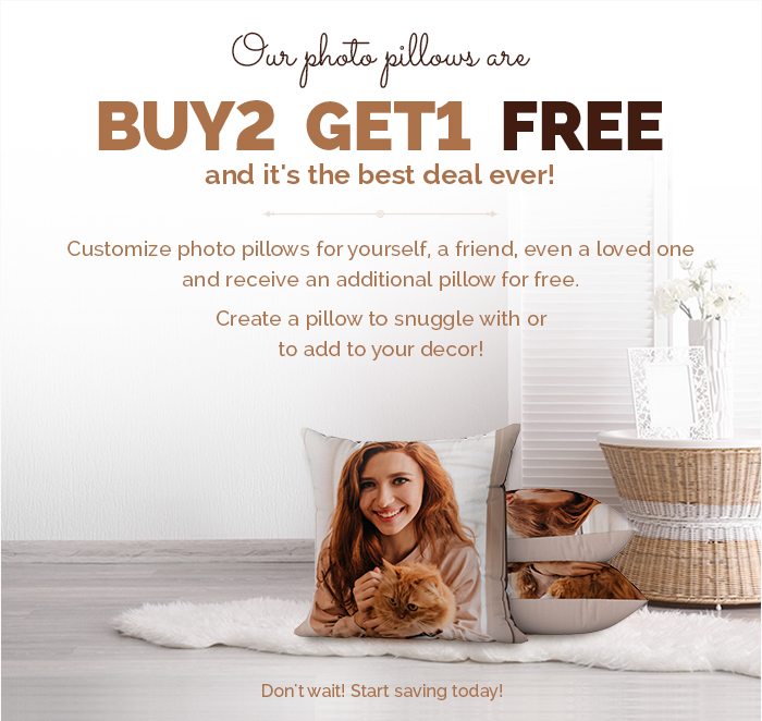 Who doesn't love a customized photo pillow?.