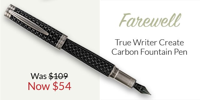 Shop True Writer® Create Carbon Fountain Pen
