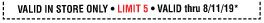 limit 5 per transaction
