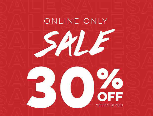 ACT NOW! 30% Off Flash Sale Online Only - Shop Now