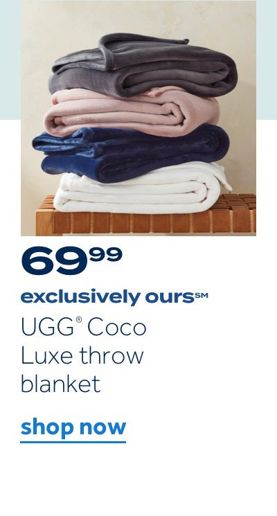 $69.99 | exclusively ours | UGG Coco Luxe throw blanket | shop now