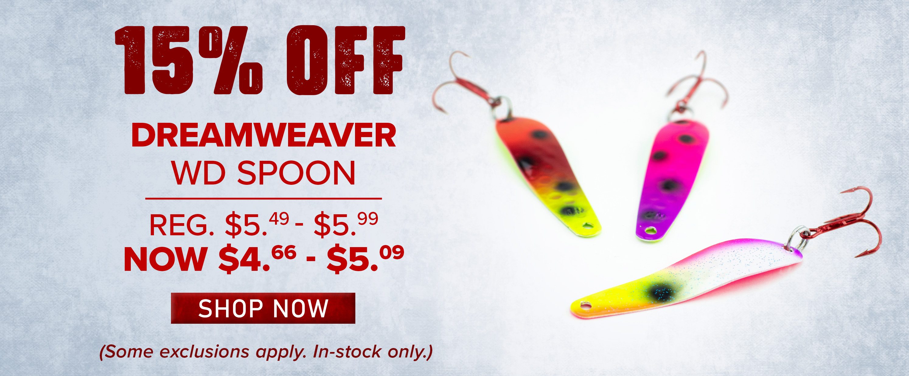 15% Off Dreamweaver WD Spoon Reg. $5.49 - $5.99 | Now $4.66 - $5.09 Shop Now (In-stock only.)