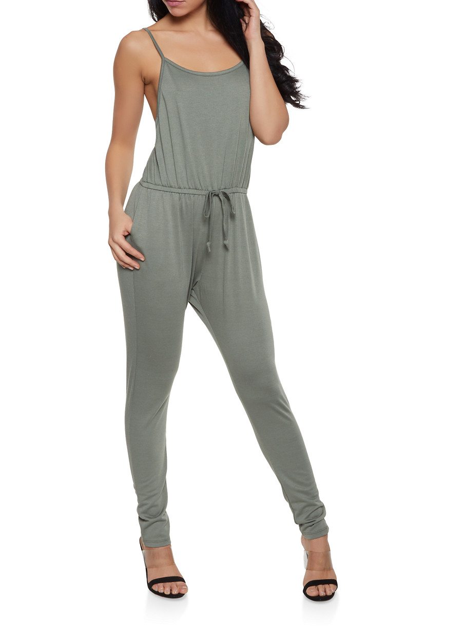 French Terry Lined Jumpsuit