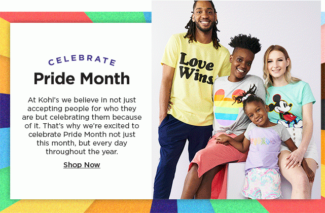 celebrate pride month. shop now. 