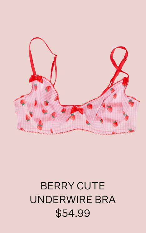 Berry Cute Underwire Bra