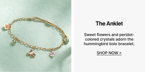 Hummingbird Anklet | Shop Now