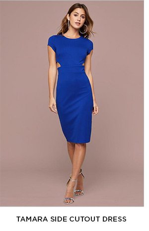 TAMARA SIDE CUTOUT DRESS