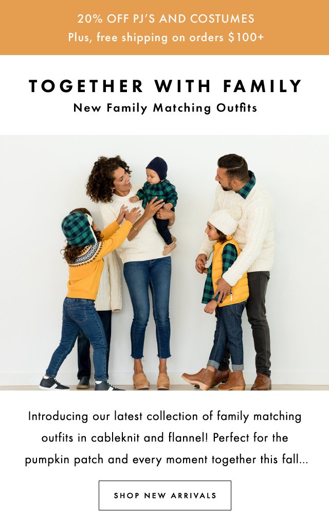 hanna andersson matching family outfits