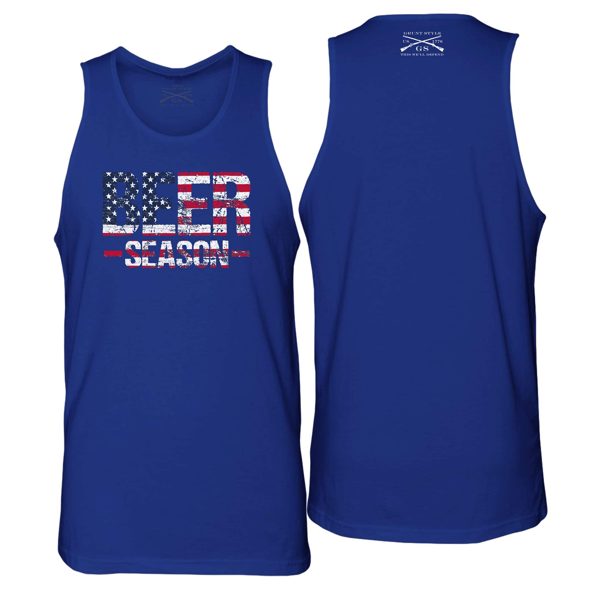 Image of Beer Season Men's Tank - Royal