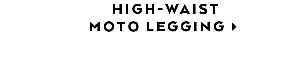 High Waist Moto Legging