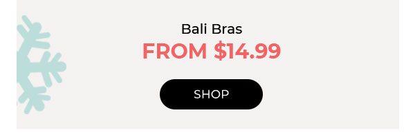 Shop Bali Bras from $14.99