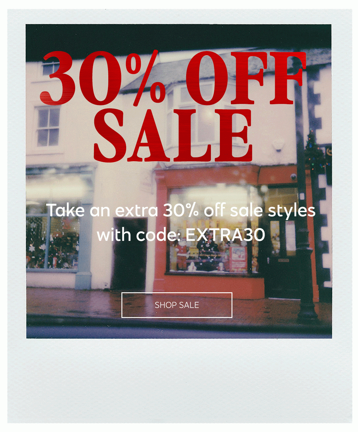 30% OFF SALE