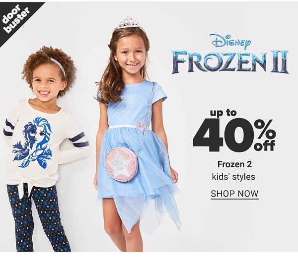 Up to 40% off Frozen II fashion - Shop Now