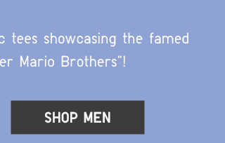 SUPER MARIO FAMILY MUSEUM - SHOP MEN