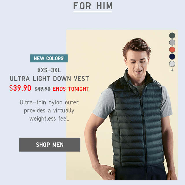 BODY3 PDP1 - MEN ULTRA LIGHT DOWN VEST