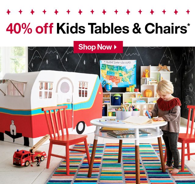 40% off Kids Tables & Chairs