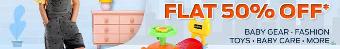 FLAT 50% OFF*