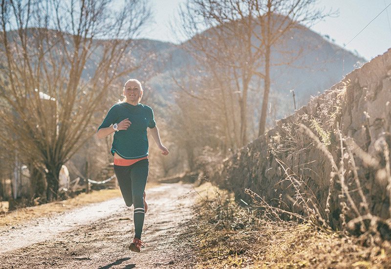 Ida Nilsson preparing for her first road marathon