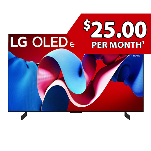 LG OLED42C4PUA 42 in. Class 4K Ultra HD Smart OLED TV